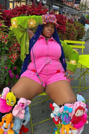 Showtime Playsuit - Pink