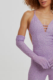 Aura Jumpsuit in Lilac