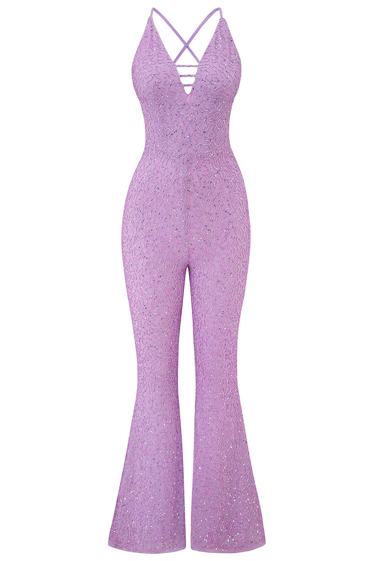 Aura Jumpsuit in Lilac – Easy Tiger