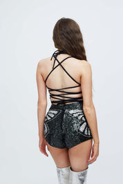 Iridescent Butterfly Shorts