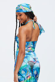 Dazed Butterfly Headscarf