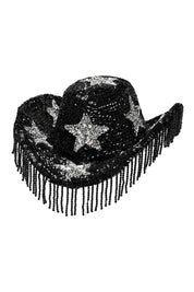 Stargazer Cowboy Hat - Black