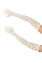 Aura Gloves in White