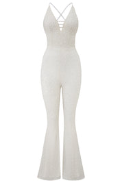 Aura Jumpsuit in White