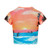 Beach Babe Mesh T-shirt - Easy Tiger