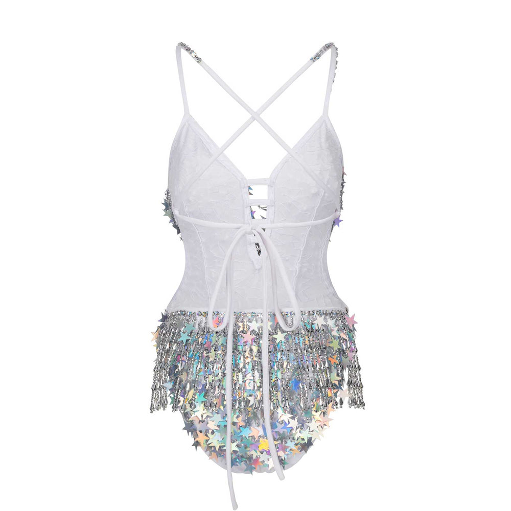 Cosmic Sequin Bodysuit - Easy Tiger