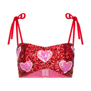 Cupid Cowgirl Sequin Top - Easy Tiger