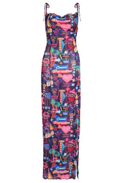 Desert Disco Strappy Mesh Dress - Easy Tiger