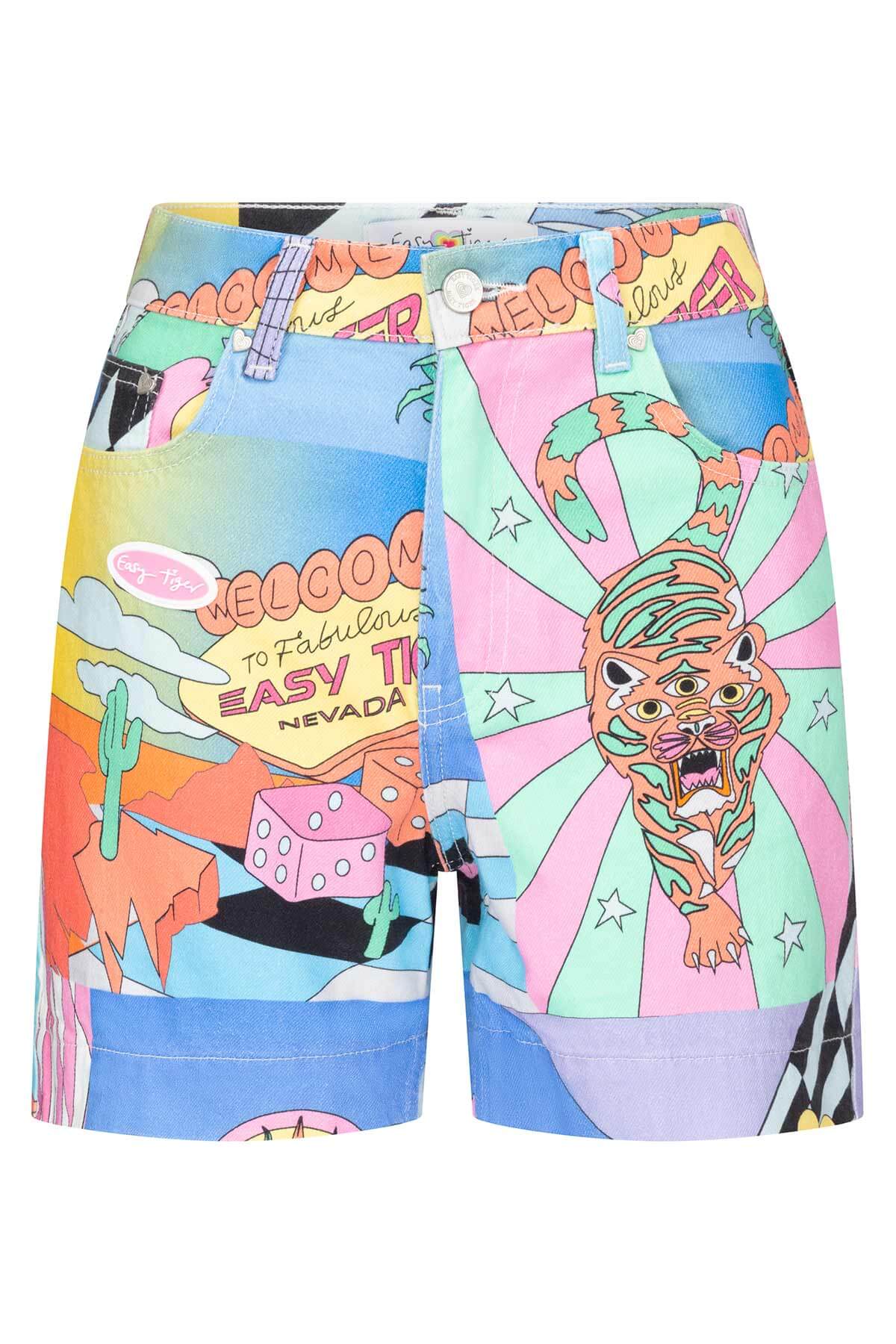 Dreamworld Denim Shorts - Easy Tiger