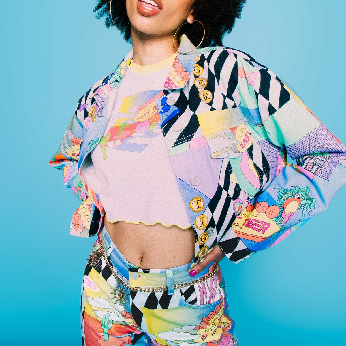 Dreamworld Denim Shorts - Easy Tiger