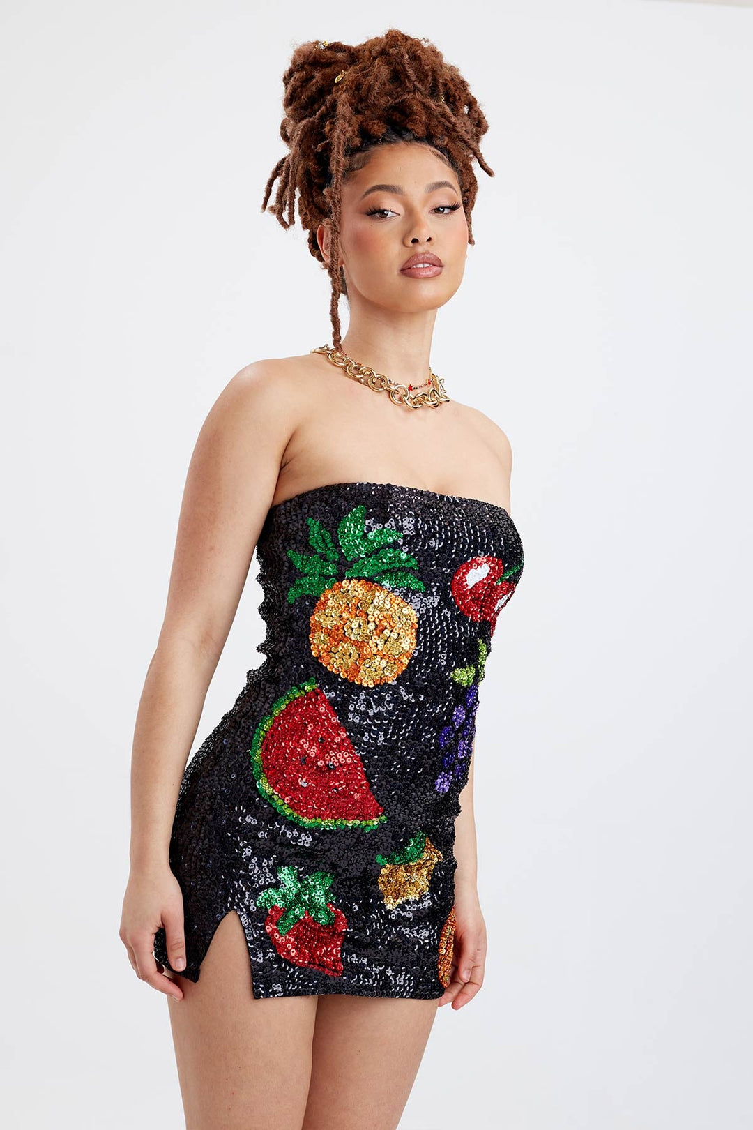 Fruit Machine Sequin Dress - Easy Tiger