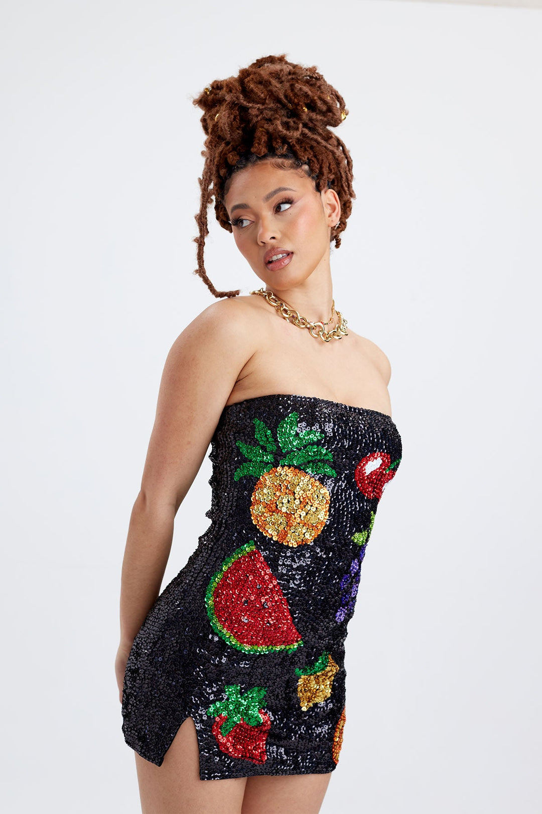 Fruit Machine Sequin Dress - Easy Tiger