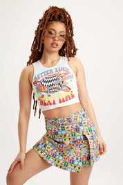 Jackpot Denim Skort - Easy Tiger