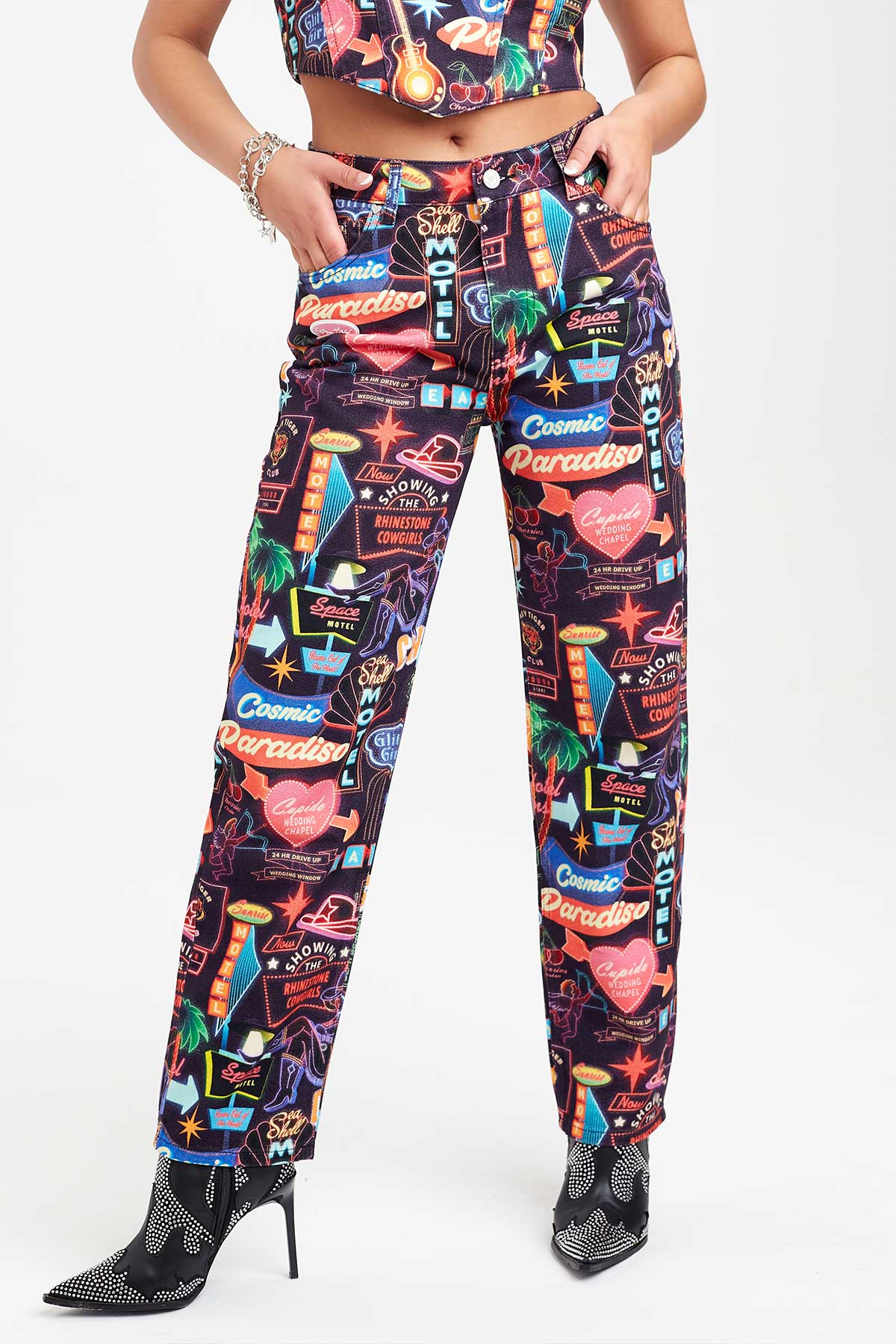 Vegas Baby Straight Leg Jeans - Easy Tiger