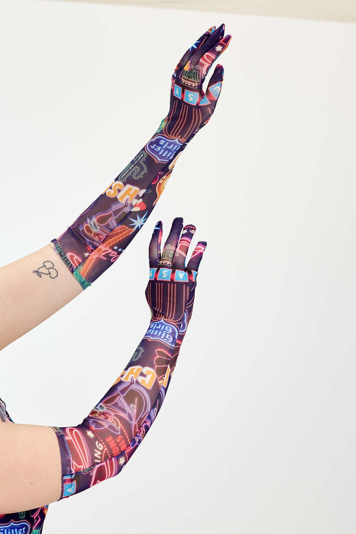Desert Disco Mesh Gloves - Easy Tiger