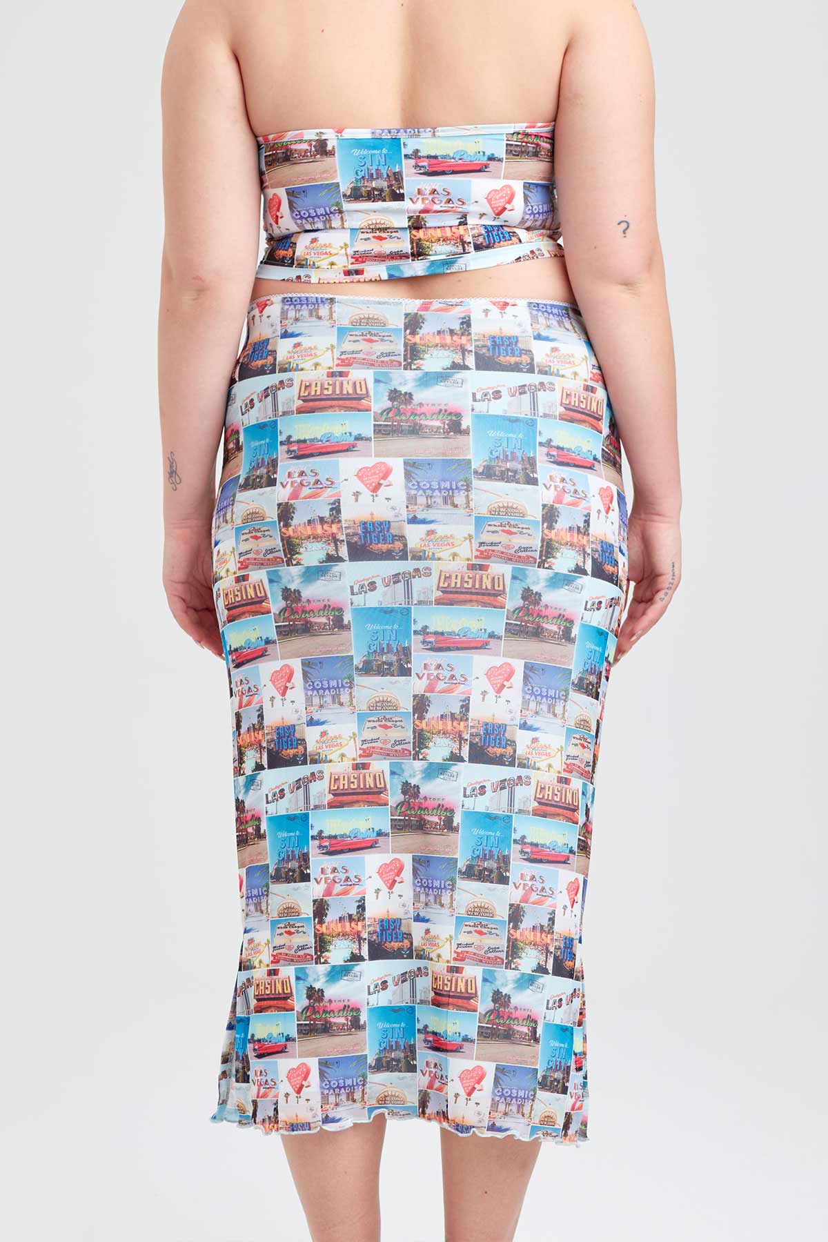 Wish You Were Here Mesh Skirt - Easy Tiger