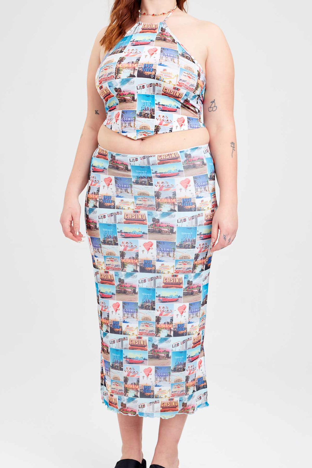 Wish You Were Here Mesh Skirt - Easy Tiger