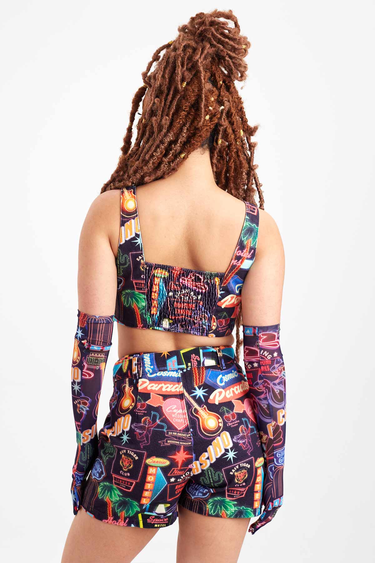 Vegas Baby Denim Corset Top - Easy Tiger