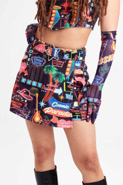 Vegas Baby Denim Skort - Easy Tiger